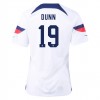 USA DUNN 19 Dames Thuisshirt WK voetbal 2022 USA DUNN 19 Dames Thuisshirt WK voetbal 2022